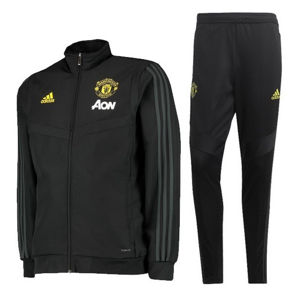 Chandal Niños Manchester United 2019/20 Negro Amarillo